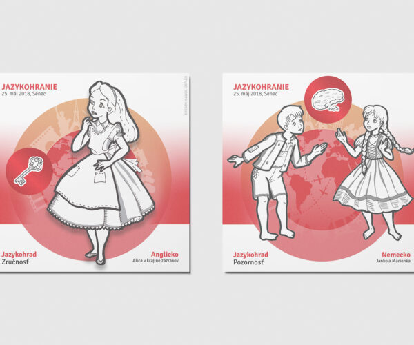 Ilustrácie pre Jazykohranie – Jazyková agentúra Andantino